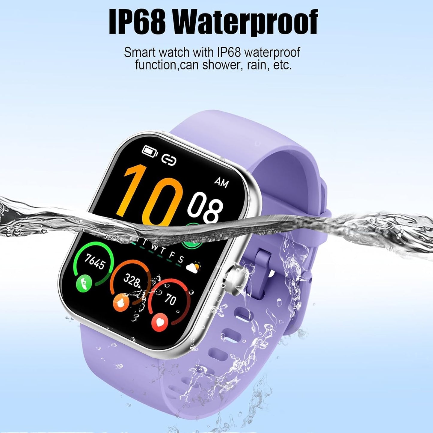 Smart Watch for Women (Answer/Make Call), 1.91"HD Smartwatch with Heart Rate/Sleep Monitor/Pedometer/Calories, 2026 Fitness Watch 110+ Sport Modes IP68 Waterproof Activity Tracker for Android iOS Pink