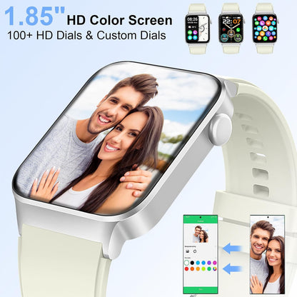 Smart Watch for Women (Answer/Make Call), 1.91"HD Smartwatch with Heart Rate/Sleep Monitor/Pedometer/Calories, 2026 Fitness Watch 110+ Sport Modes IP68 Waterproof Activity Tracker for Android iOS Pink