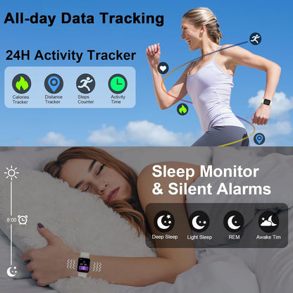 Smart Watch for Women (Answer/Make Call), 1.91"HD Smartwatch with Heart Rate/Sleep Monitor/Pedometer/Calories, 2026 Fitness Watch 110+ Sport Modes IP68 Waterproof Activity Tracker for Android iOS Pink