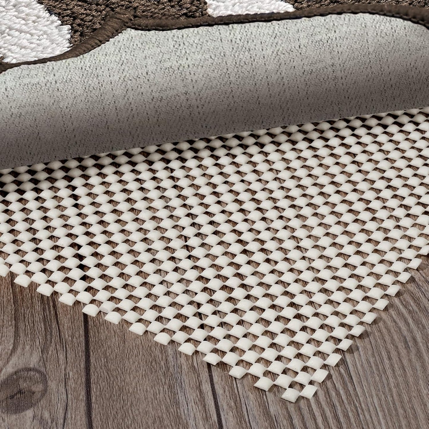 Non Slip Rug Pad Rug Gripper for Hardwood Floors, Extra Thick Non Slip Mat Under Carpet (2'x3')