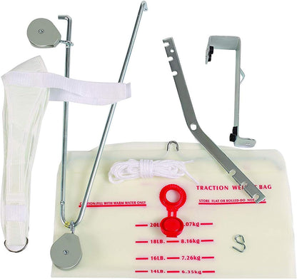 DMI Over the Door Posture Corrector and Cervical Neck Traction Device for Physical Therapy, FSA HSA Eligible Neck Stretcher, Back Stretcher, Neck Pain, Migraine Relief, Back Pain or Arthritis