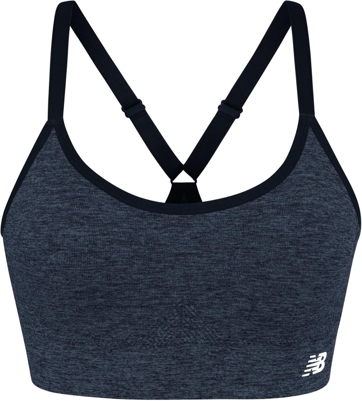 New Balance Women's Sports Bras 3 Pack, Seamless Cami, Removable Pads, Medium Impact Gym Sports Bra for Women, Workout Set