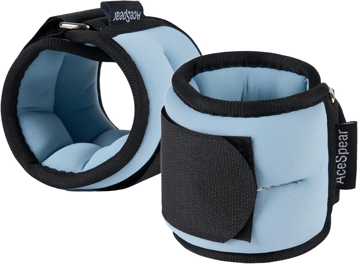 Ankle Weights Sets for Men Women Kids 1lb 2lb 3lb 4lb 5lb Leg Weights Arm Wrist Weights Gym for Foot Exercise Training Workout Walking Jogging Yoga