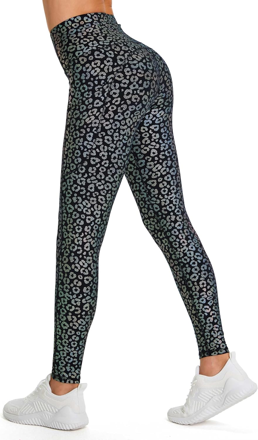 Thick High Waist Yoga Pants with Pockets, Tummy Control Workout Running Yoga Leggings for Women - Colors A