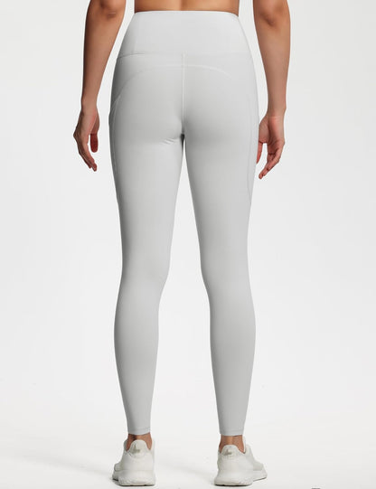 Thick High Waist Yoga Pants with Pockets, Tummy Control Workout Running Yoga Leggings for Women - Colors A