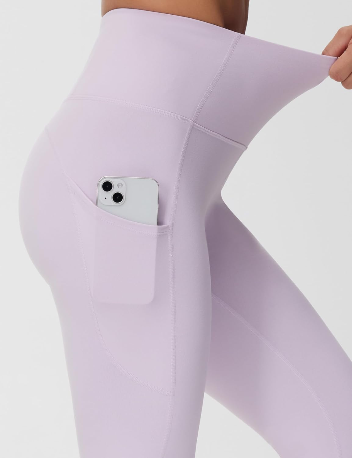 Thick High Waist Yoga Pants with Pockets, Tummy Control Workout Running Yoga Leggings for Women - Colors A