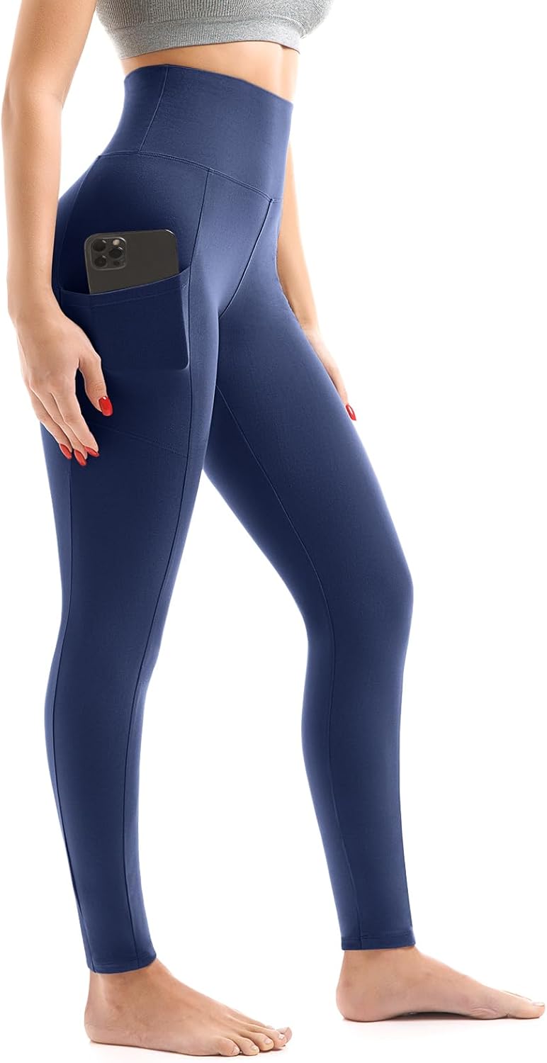 Leggings with Pockets for Women, High Waisted Buttery Soft Womens Leggings for Gym Yoga Workout