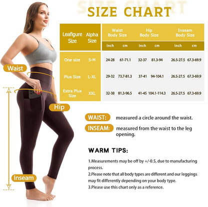Leggings with Pockets for Women, High Waisted Buttery Soft Womens Leggings for Gym Yoga Workout