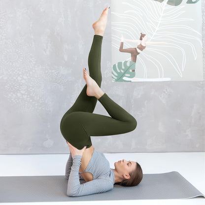 Leggings with Pockets for Women, High Waisted Buttery Soft Womens Leggings for Gym Yoga Workout