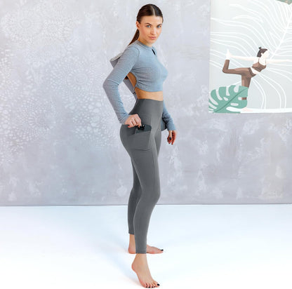 Leggings with Pockets for Women, High Waisted Buttery Soft Womens Leggings for Gym Yoga Workout