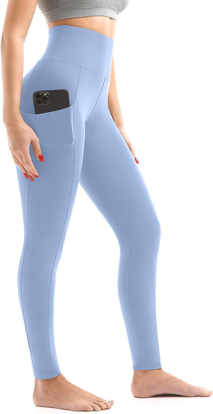 Leggings with Pockets for Women, High Waisted Buttery Soft Womens Leggings for Gym Yoga Workout