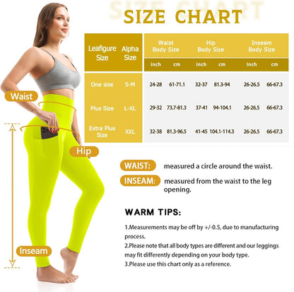 Leggings with Pockets for Women, High Waisted Buttery Soft Womens Leggings for Gym Yoga Workout