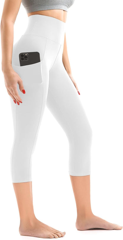 Leggings with Pockets for Women, High Waisted Buttery Soft Womens Leggings for Gym Yoga Workout