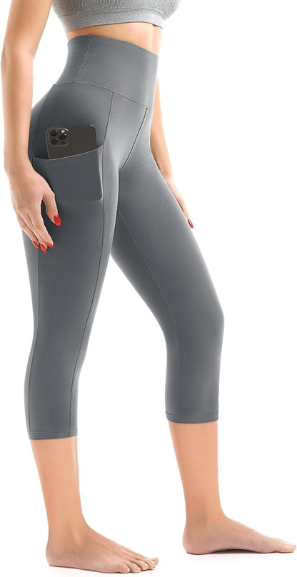 Leggings with Pockets for Women, High Waisted Buttery Soft Womens Leggings for Gym Yoga Workout