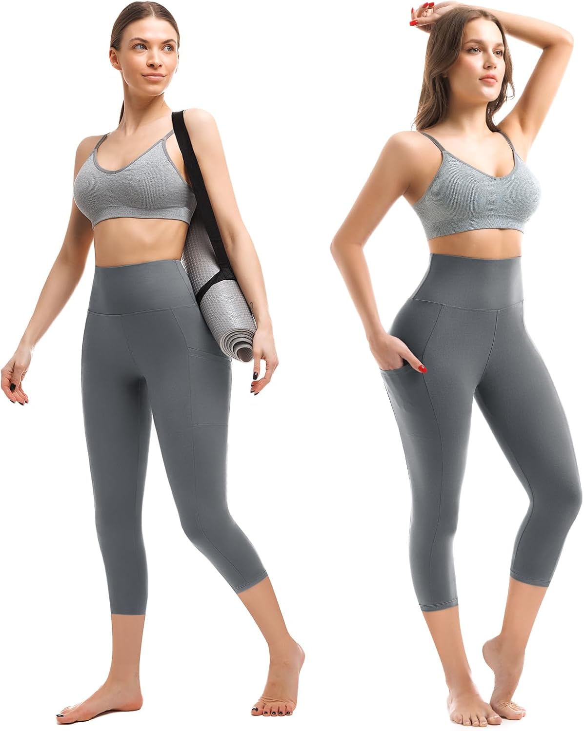 Leggings with Pockets for Women, High Waisted Buttery Soft Womens Leggings for Gym Yoga Workout