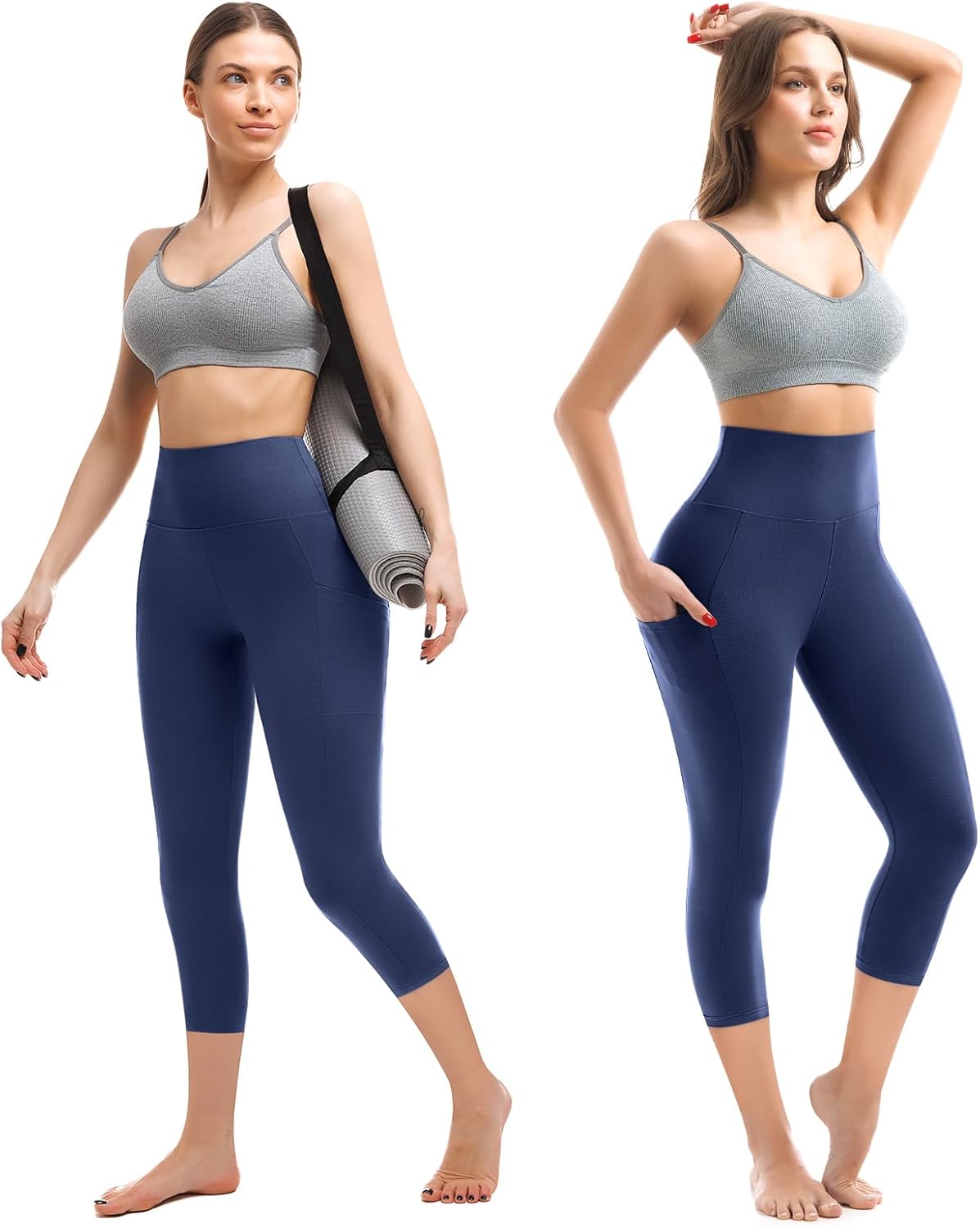 Leggings with Pockets for Women, High Waisted Buttery Soft Womens Leggings for Gym Yoga Workout
