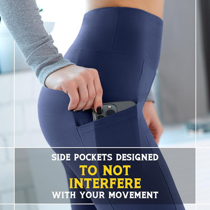 Leggings with Pockets for Women, High Waisted Buttery Soft Womens Leggings for Gym Yoga Workout