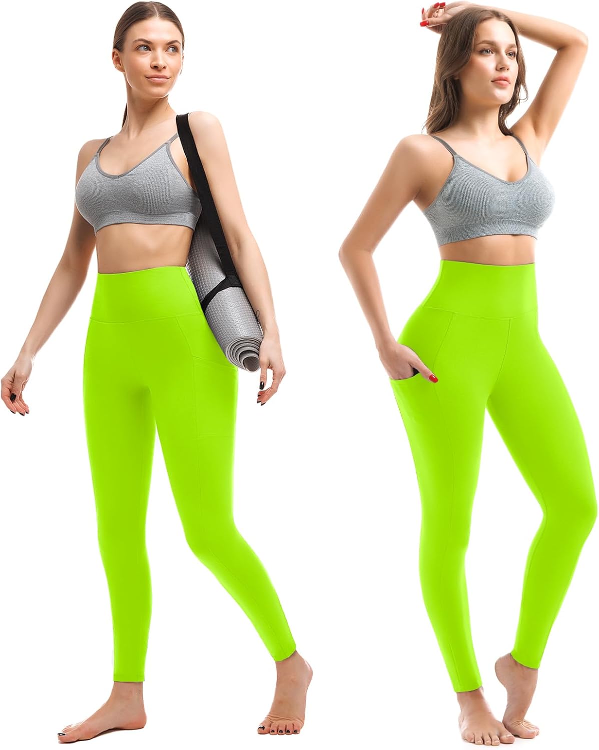 Leggings with Pockets for Women, High Waisted Buttery Soft Womens Leggings for Gym Yoga Workout
