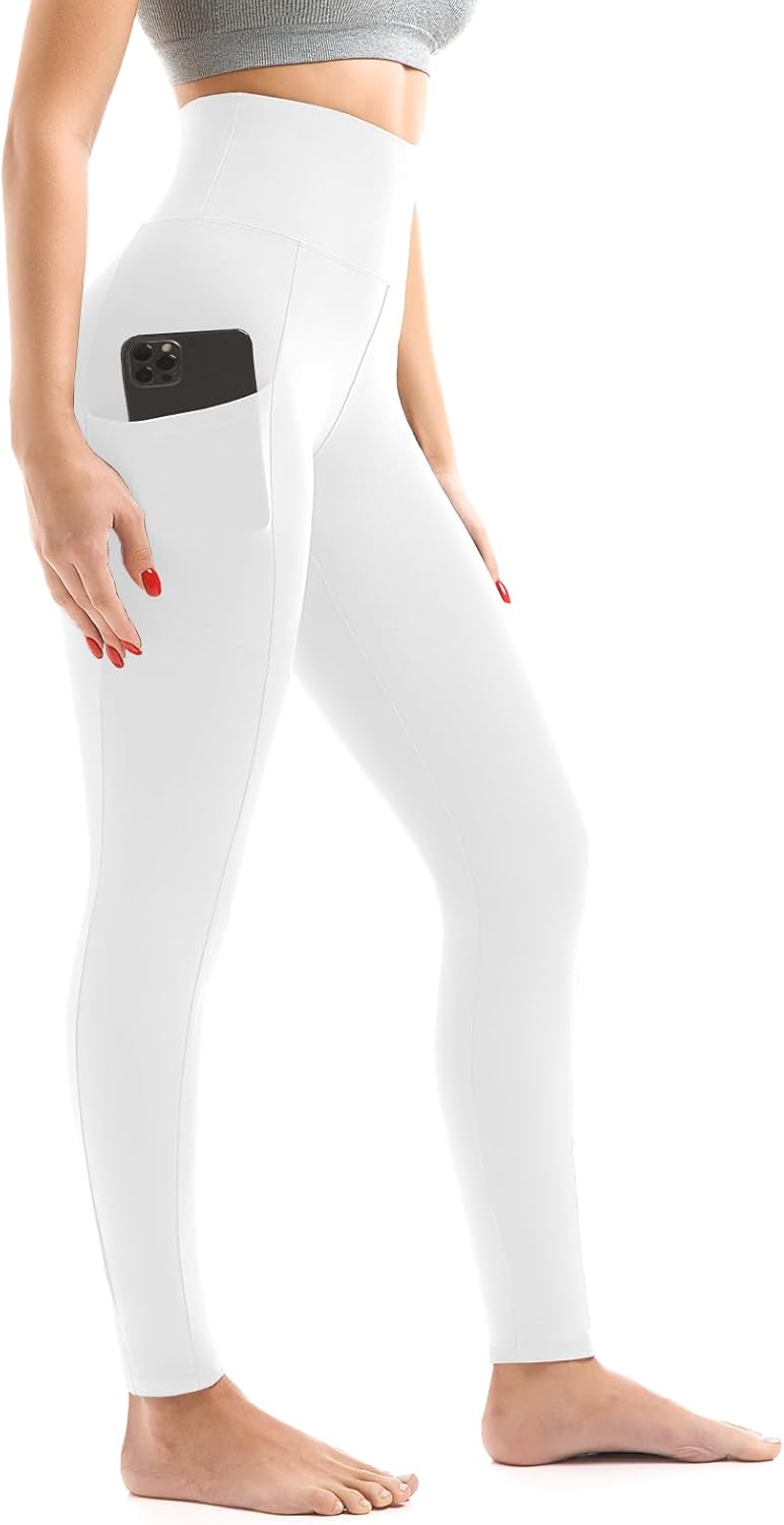 Leggings with Pockets for Women, High Waisted Buttery Soft Womens Leggings for Gym Yoga Workout