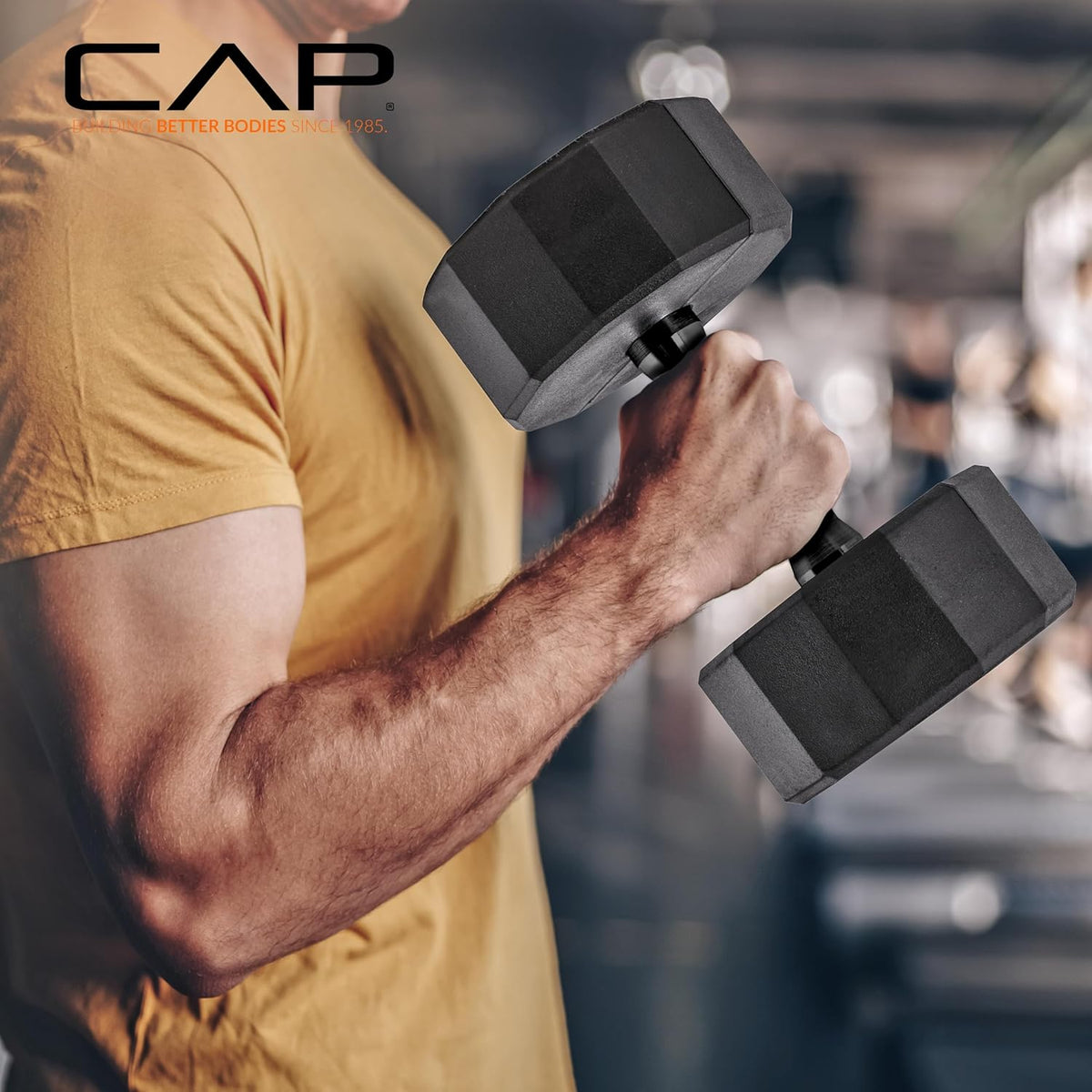 Barbell 150 LB Coated Hex Dumbbell Weight Set with Vertical Rack | Multiple Options