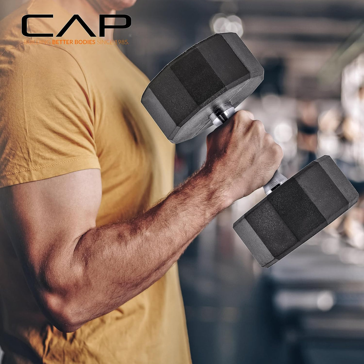 Barbell 150 LB Coated Hex Dumbbell Weight Set with Vertical Rack | Multiple Options