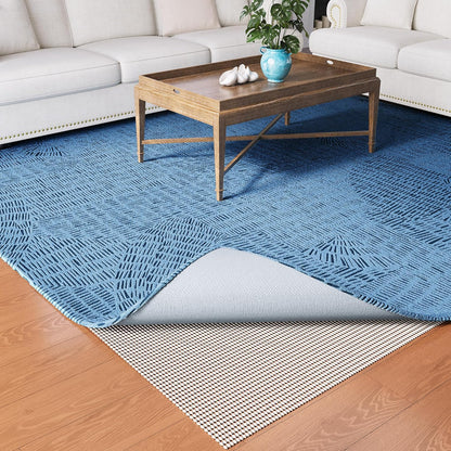 Non-Slip Rug Pad Gripper 2x8 Feet, Thick Cushioned Carpet Pad for Hardwood Floors, Anti Skid Mat for Kitchen Hallway Runner, Strong Grip Drawer Shelf and Cabinet Liner