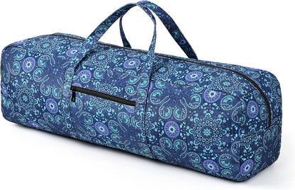 Yoga Mat Bag | Large Yoga Mat Carrier with Wet Pocket | Yoga Gifts | Gym Tote Bag for Women
