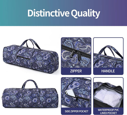 Yoga Mat Bag | Large Yoga Mat Carrier with Wet Pocket | Yoga Gifts | Gym Tote Bag for Women