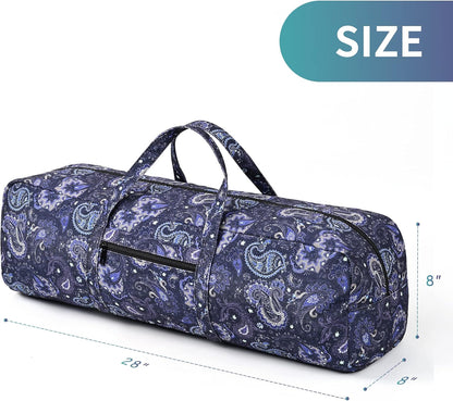Yoga Mat Bag | Large Yoga Mat Carrier with Wet Pocket | Yoga Gifts | Gym Tote Bag for Women