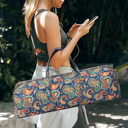 Yoga Mat Bag | Large Yoga Mat Carrier with Wet Pocket | Yoga Gifts | Gym Tote Bag for Women