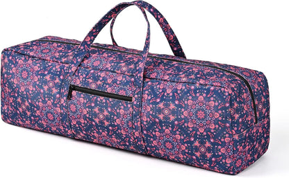 Yoga Mat Bag | Large Yoga Mat Carrier with Wet Pocket | Yoga Gifts | Gym Tote Bag for Women