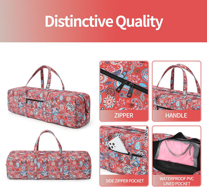 Yoga Mat Bag | Large Yoga Mat Carrier with Wet Pocket | Yoga Gifts | Gym Tote Bag for Women