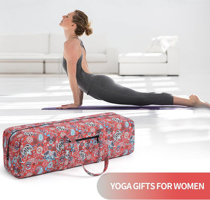 Yoga Mat Bag | Large Yoga Mat Carrier with Wet Pocket | Yoga Gifts | Gym Tote Bag for Women