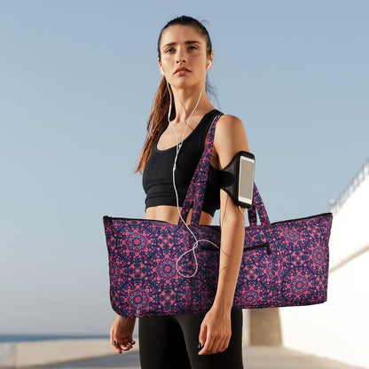 Yoga Mat Bag | Large Yoga Mat Carrier with Wet Pocket | Yoga Gifts | Gym Tote Bag for Women