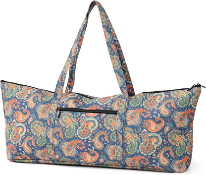 Yoga Mat Bag | Large Yoga Mat Carrier with Wet Pocket | Yoga Gifts | Gym Tote Bag for Women
