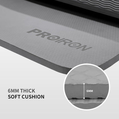 Foldable Yoga Mat 0.24"/0.16" for Home Workout & Travel, Non Slip Travel Yoga Mats with Carry Bag, Packable Yoga Mat for Home Gym, Pilates, Fitness,Stretching