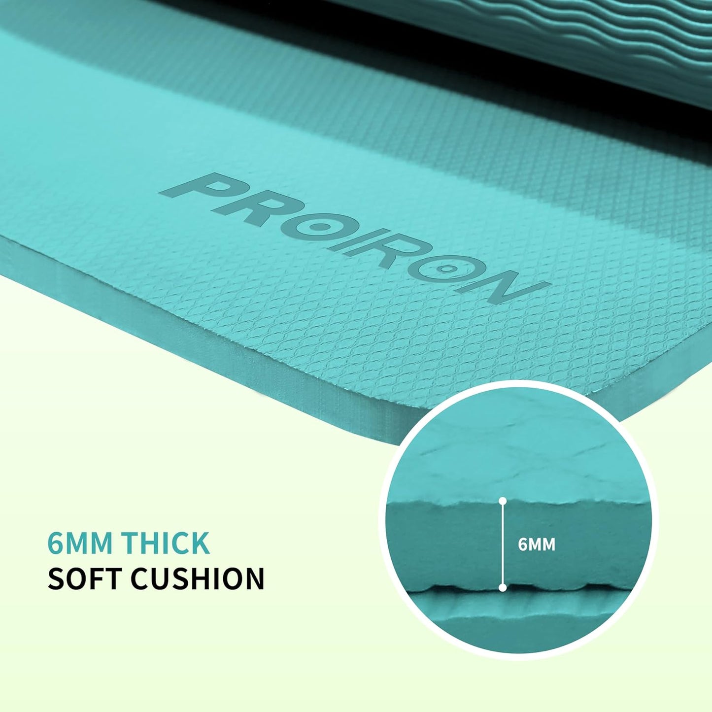 Foldable Yoga Mat 0.24"/0.16" for Home Workout & Travel, Non Slip Travel Yoga Mats with Carry Bag, Packable Yoga Mat for Home Gym, Pilates, Fitness,Stretching