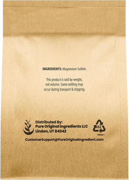 Pure Original Ingredients, Epsom Salt, 8 Lb