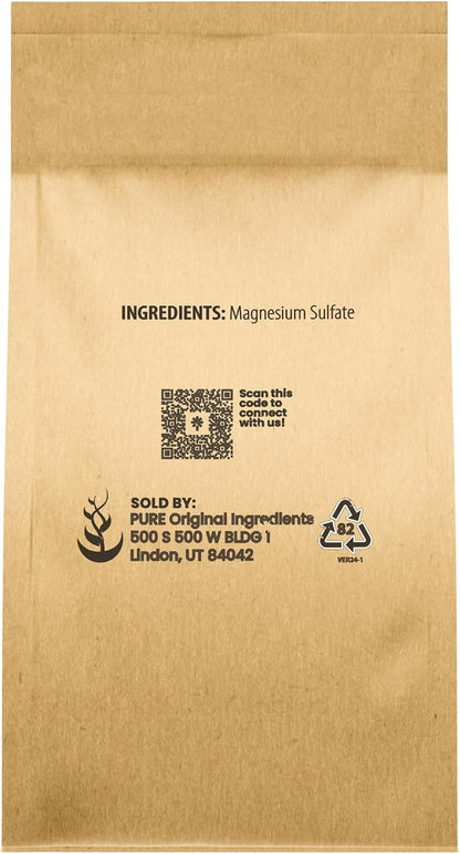 Pure Original Ingredients, Epsom Salt, 8 Lb
