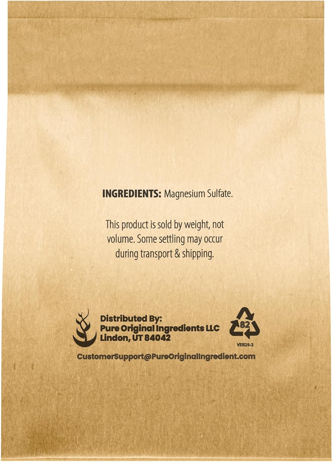 Pure Original Ingredients, Epsom Salt, 8 Lb