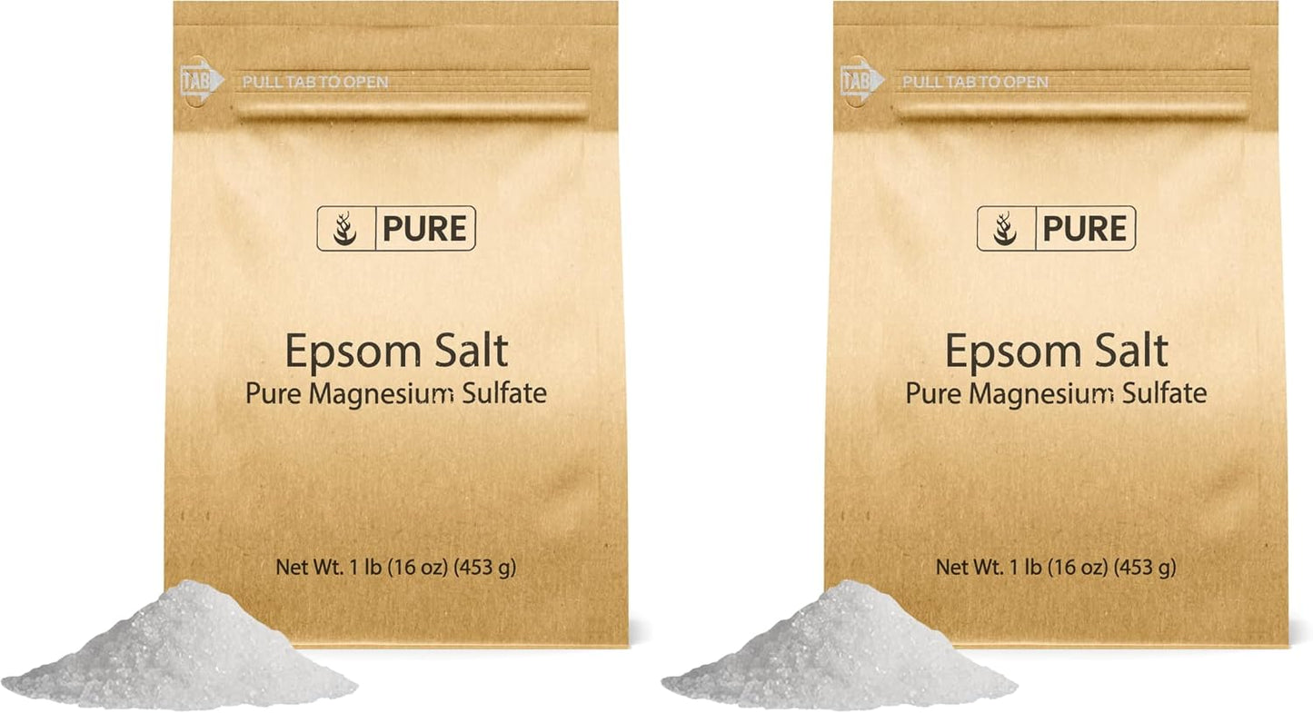 Pure Original Ingredients, Epsom Salt, 8 Lb