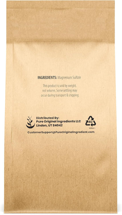 Pure Original Ingredients, Epsom Salt, 8 Lb