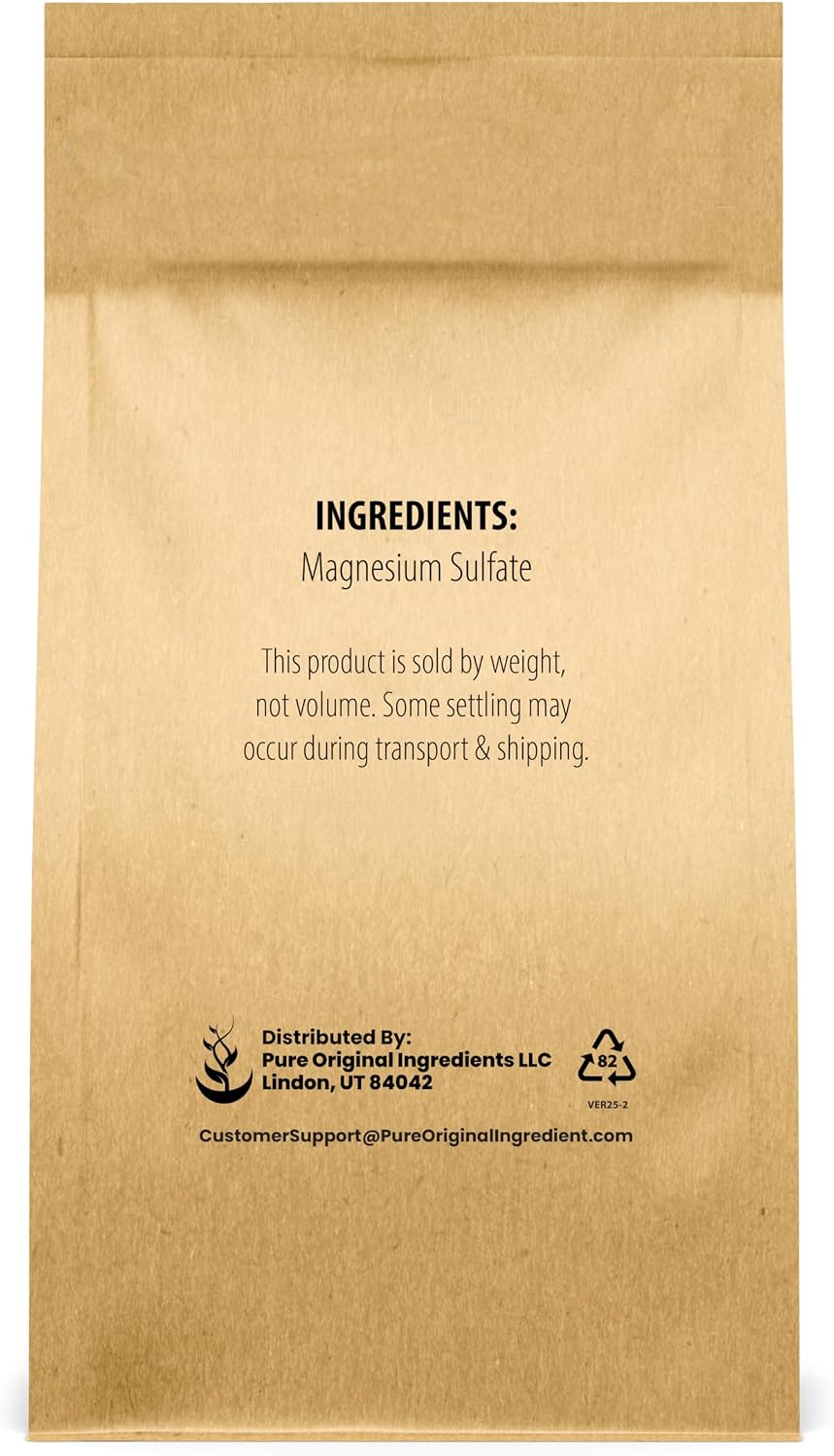 Pure Original Ingredients, Epsom Salt, 8 Lb