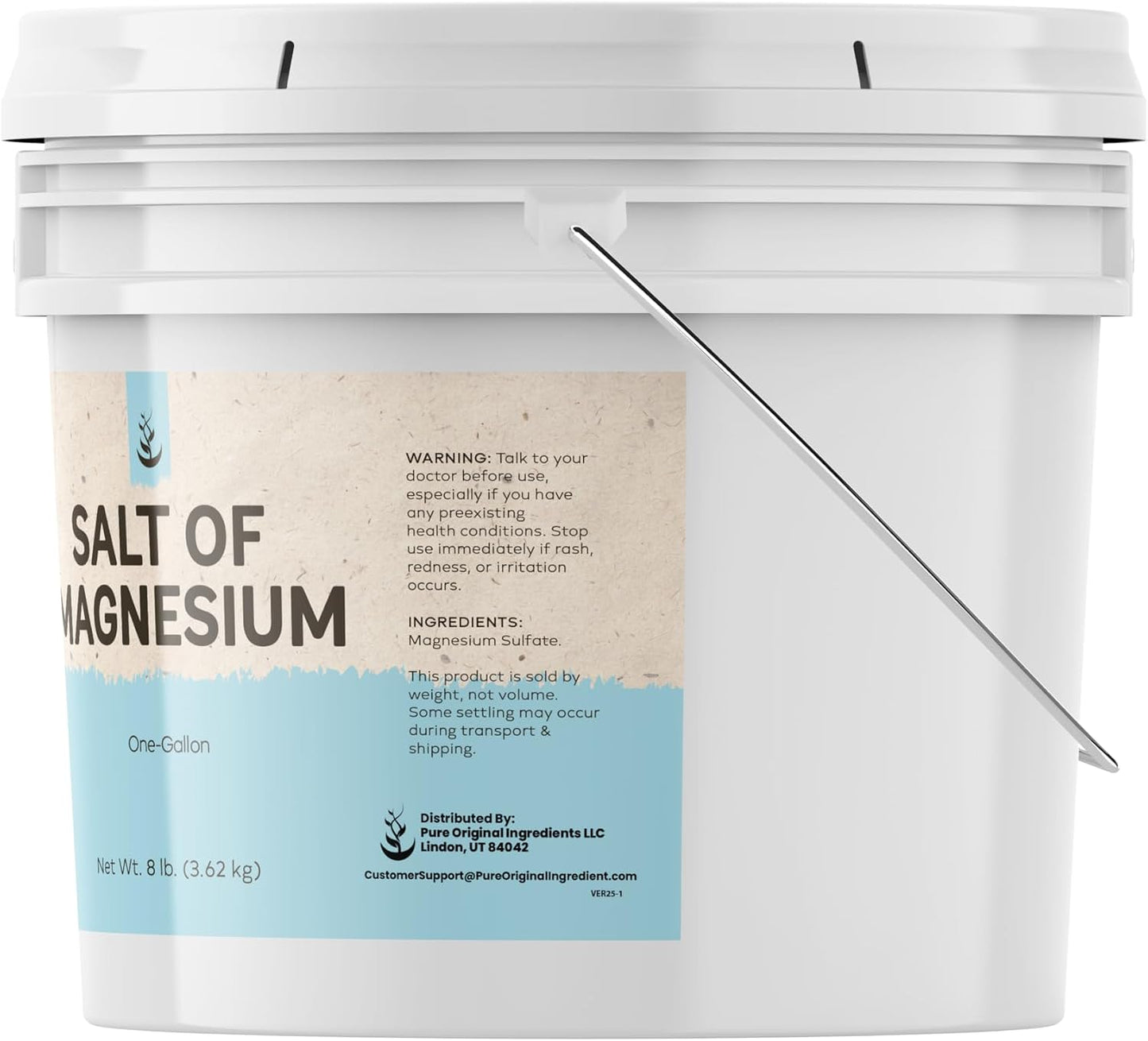 Pure Original Ingredients, Epsom Salt, 8 Lb