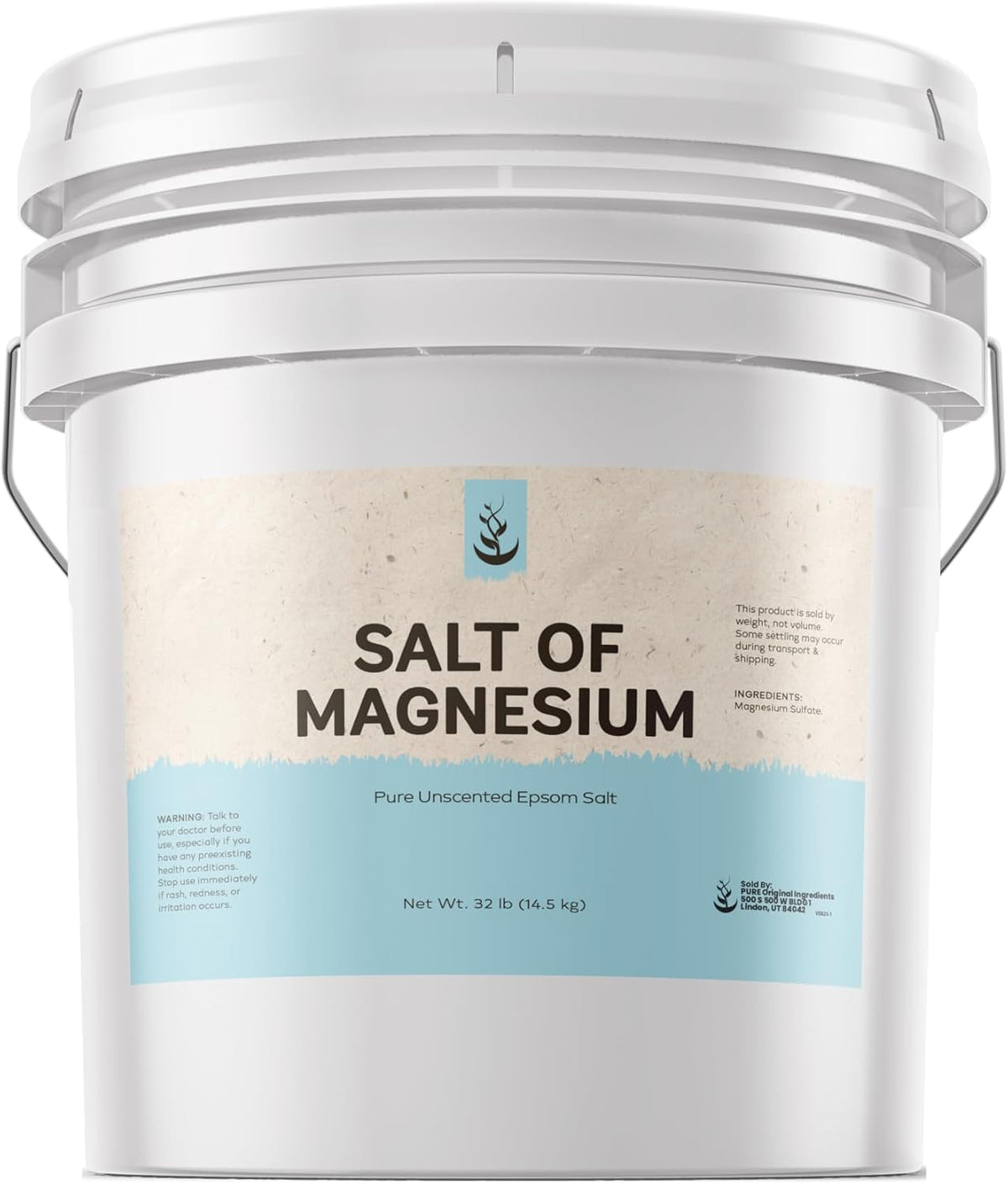 Pure Original Ingredients, Epsom Salt, 8 Lb