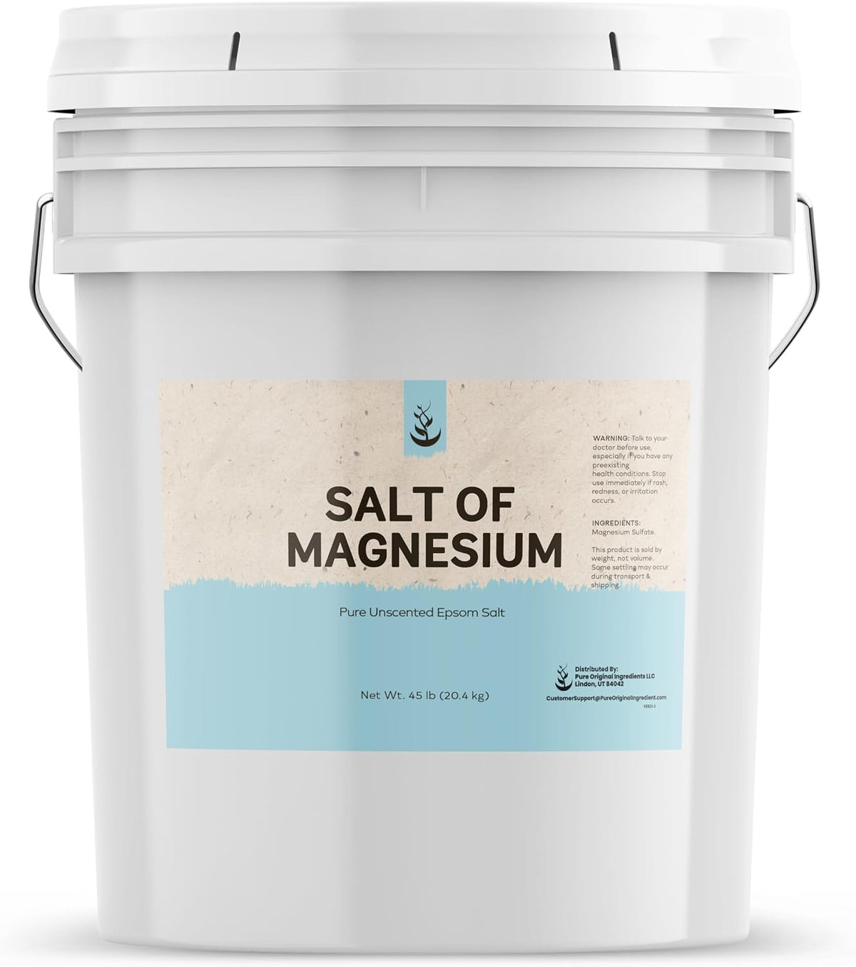 Pure Original Ingredients, Epsom Salt, 8 Lb