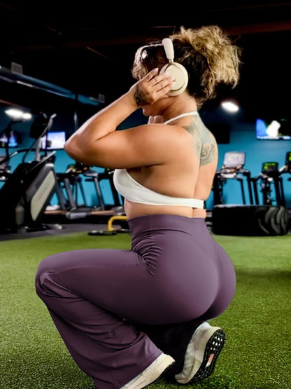 Ease Workout Leggings Womens No Front Seam Straight Leggings 29"/ 31.5"/ 33"/ 35" High Waist Buttery Eddiy Yoga Pants - Colors B