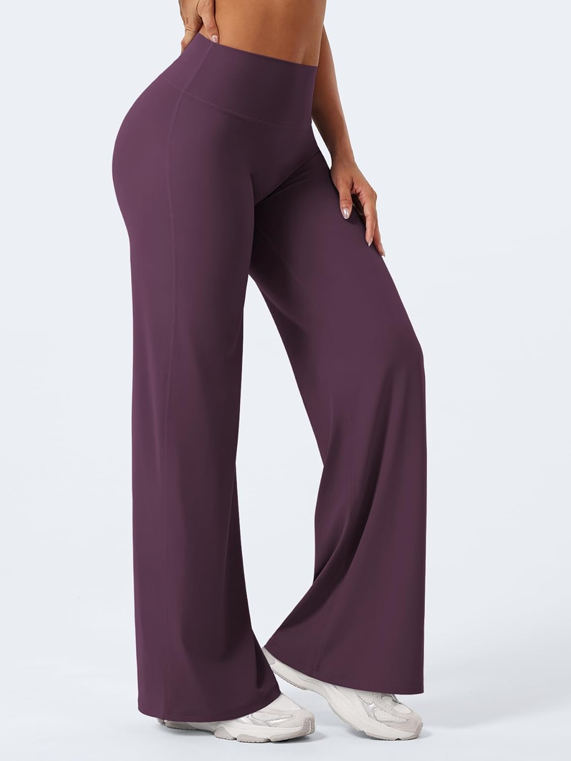Ease Workout Leggings Womens No Front Seam Straight Leggings 29"/ 31.5"/ 33"/ 35" High Waist Buttery Eddiy Yoga Pants - Colors B