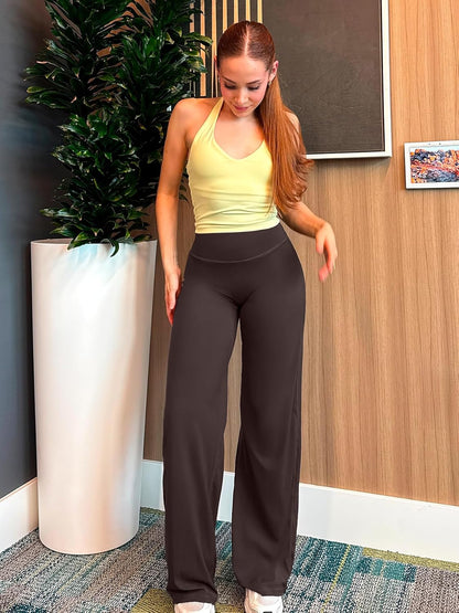 Ease Workout Leggings Womens No Front Seam Straight Leggings 29"/ 31.5"/ 33"/ 35" High Waist Buttery Eddiy Yoga Pants - Colors B