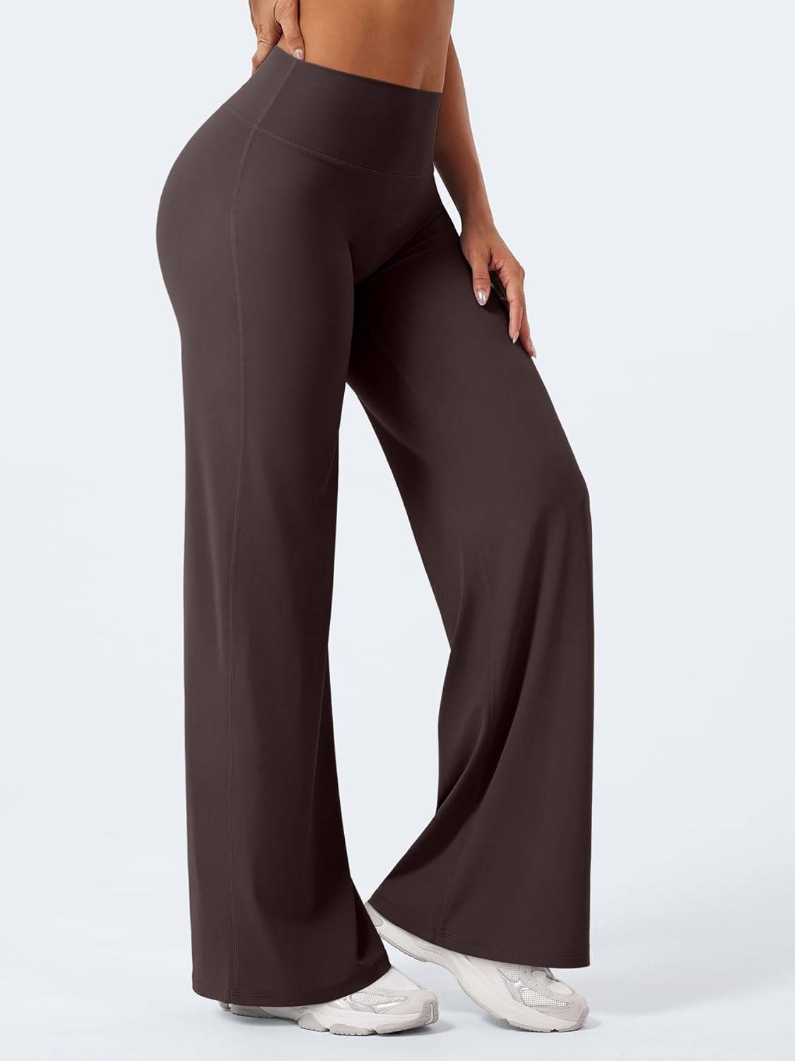 Ease Workout Leggings Womens No Front Seam Straight Leggings 29"/ 31.5"/ 33"/ 35" High Waist Buttery Eddiy Yoga Pants - Colors B